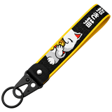 Tow Hook Clasp Keychain -Shut Up Cat $