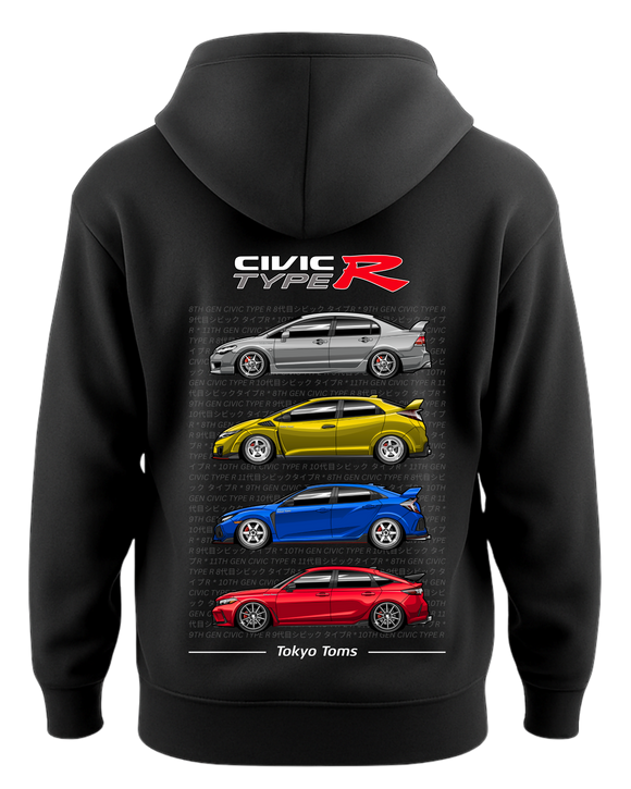 Civic Type R 8th, 9th, 10th, 11th Generations Hoodie