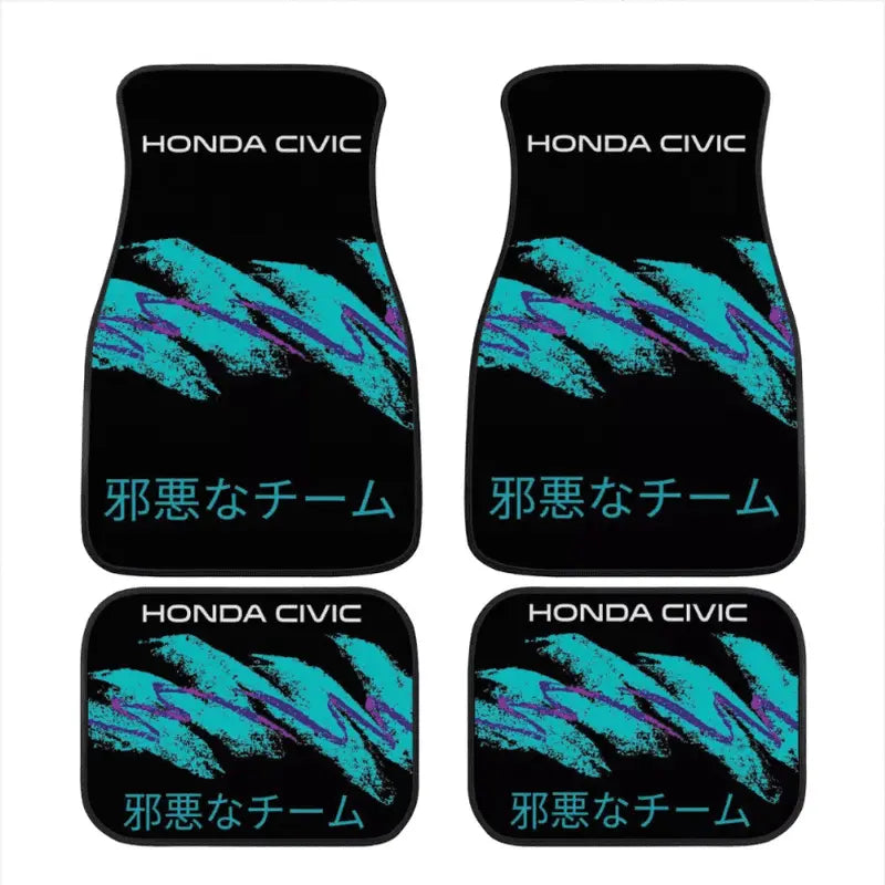 Custom 90s Retro Floor Mats - Tokyo Tom's