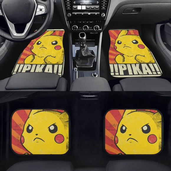 Custom Anime PIKA Floor Mats