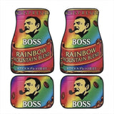 Custom Boss Coffee Rainbow Floor Mats