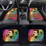 Custom Boss Coffee Rainbow Floor Mats