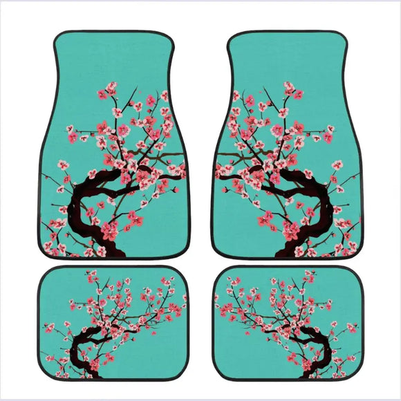 Custom Cherry Blossom Floor Mats