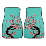 Custom Cherry Blossom Floor Mats
