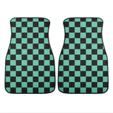Custom Demon Slayer Tanjiro Haori Checker  Floor Mats