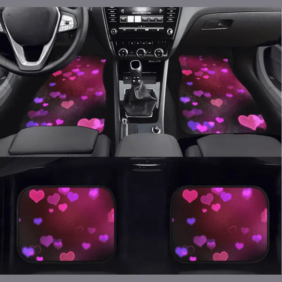 Custom Hearts Floor Mats