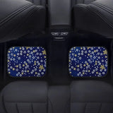 Custom Japanese Blue Cherry Blossom Mini Floor Mats