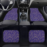 Custom Japanese Blue Cherry Gold Blossom Floor Mats