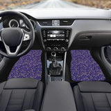Custom Japanese Blue Cherry Gold Blossom Floor Mats