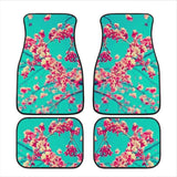 Custom Pink Blossom Floor Mats