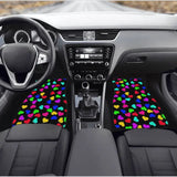 Custom Rainbow Hearts Floor Mats