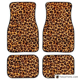 Custom Universal Leopard Car Floor Mats -Leopard