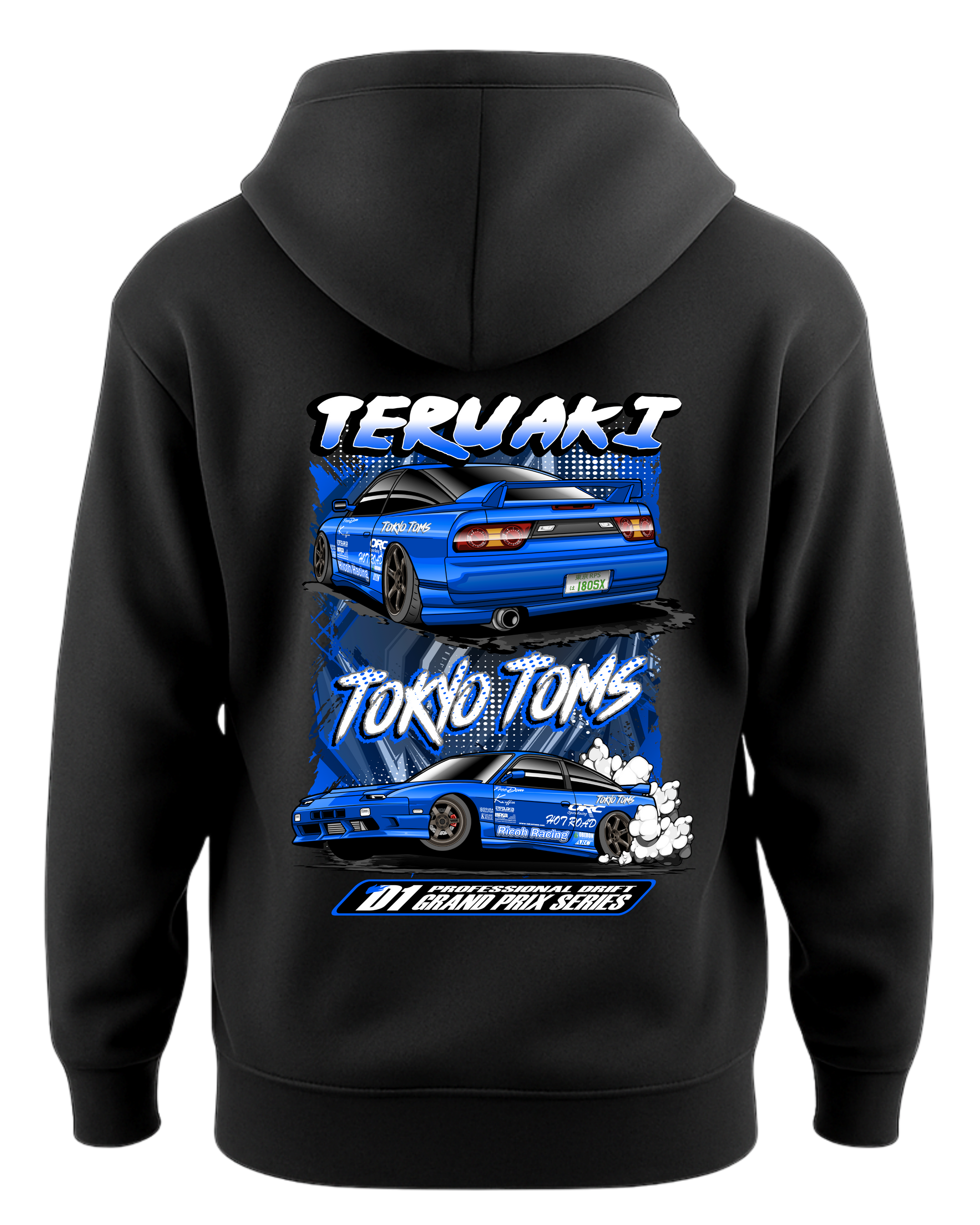 ttttmsw.tokyo スウェット Teruaki Tokyo Toms Drift D1 Grand Prix Series Hoodie