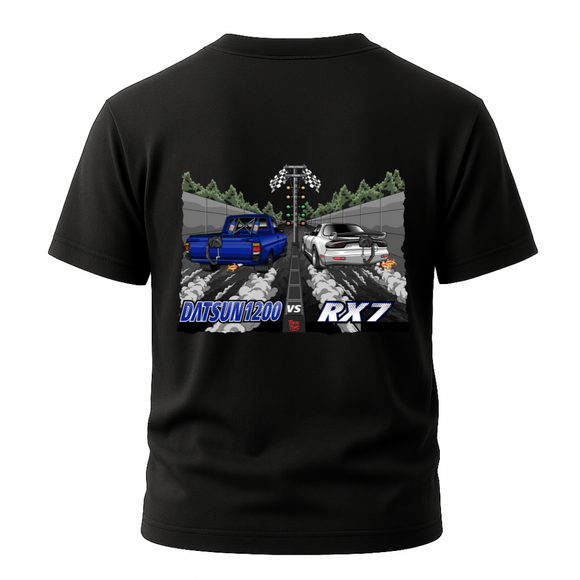 Datsun 1200 vs RX-7 Drag Racing T-Shirt