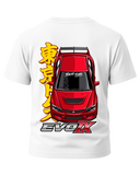 Top View Evo IX T-Shirt - White Back
