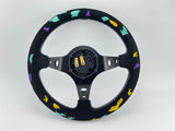 13" (330mm) Rainbow Leopard VX Steering Wheel