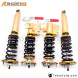 FOR NISSAN 240SX S14 JDM 95-98 ADJUSTABLE DAMPER COILOVERS HIGH LOWER SPRING Suspension Top Mount Damper Shock Strut 95-98 - Tokyo Tom's