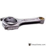 Forged Connecting Rod Rods for Fiat Punto GT 1.4 1.6 Turbo Con Rod 128.5mm 800HP 4340 EN24 H Beam Crank Screws Floating TUV - Tokyo Tom's