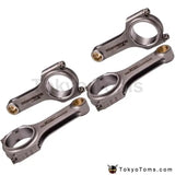 Forged Connecting Rod Rods for Fiat Punto GT 1.4 1.6 Turbo Con Rod 128.5mm 800HP 4340 EN24 H Beam Crank Screws Floating TUV - Tokyo Tom's