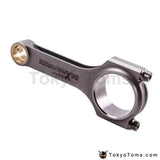 Forged Connecting Rods Rod For Toyota 5E 5EFE Corolla Paseo Conrod 130.5mm 800HP 130.5mm 4340 Shot peen Floating Crankshaft - Tokyo Tom's