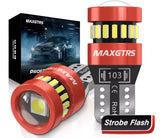 T10 12V Strobe Light Bulbs – 2pc Kit