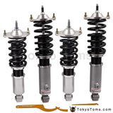 Fully Adjsutable Coilover Kit for Mazda Miata MX5 MX-5 1990-1998  Shock absorber  Coil Spring Silver - Tokyo Tom's