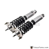 Fully Adjsutable Coilover Kit for Mazda Miata MX5 MX-5 1990-1998  Shock absorber  Coil Spring Silver - Tokyo Tom's