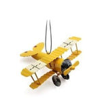 Glider Plane Pendant Rear view Ornament