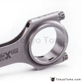 H-Beam Connecting Rod Rods For Nissan Patrol Datsun 280Z 280ZX Turbo L28 130.2mm Balanced 4340 Forged Conrod Floating ARP piston - Tokyo Tom's