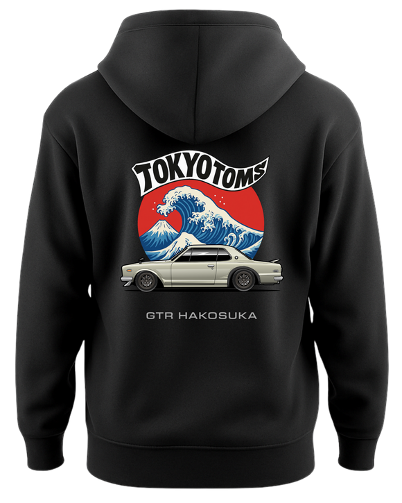 Tokyo Toms Nissan GTR Hakosuka Wave Hoodie