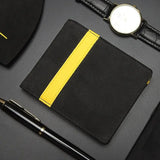 High Quality Alcantarra Car Auto & Sports Fur Suede Leather Men's Wallet Money Purse Clip Credit Card Holder Short Size 1 PCS - Tokyo Tom's
