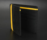 High Quality Alcantarra Car Auto & Sports Fur Suede Leather Men's Wallet Money Purse Clip Credit Card Holder Short Size 1 PCS - Tokyo Tom's