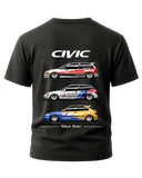 Civic EG EK EF Generations T-Shirt