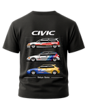 Civic EG EK EF Generations T-Shirt