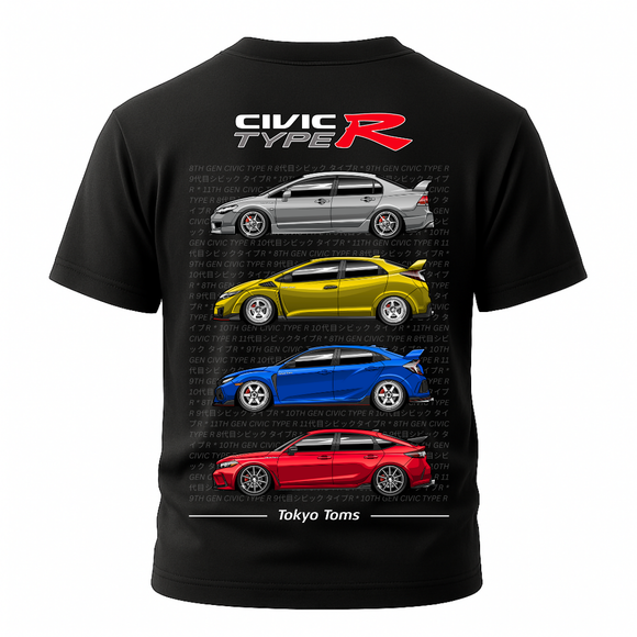Civic Type R 8th 9th 10th 11th Generations T-Shirt