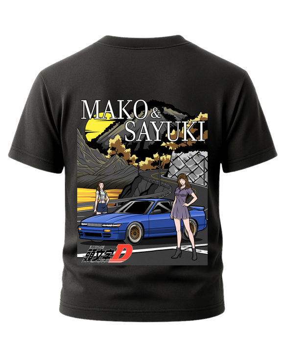 Initial D - Mako and Sayuki Edition SilEighty T-Shirt