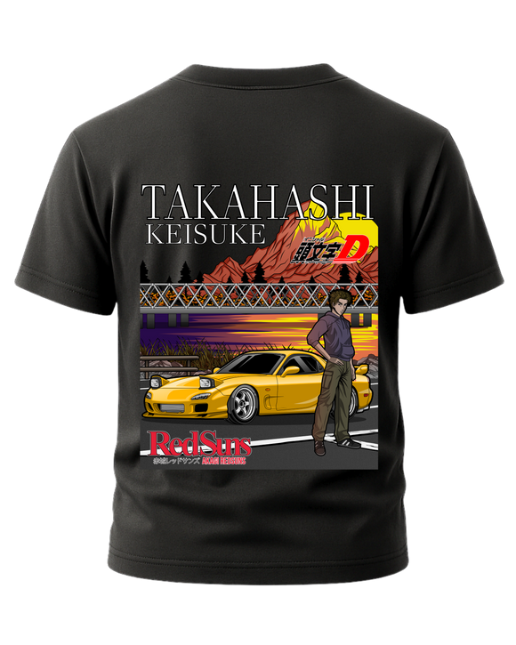 新品 keisuke kanda Tシャツ フリーサイズ BEST ALBUM Initial D - Keisuke Takahashi Edition RX-7 FD3S T-shirt