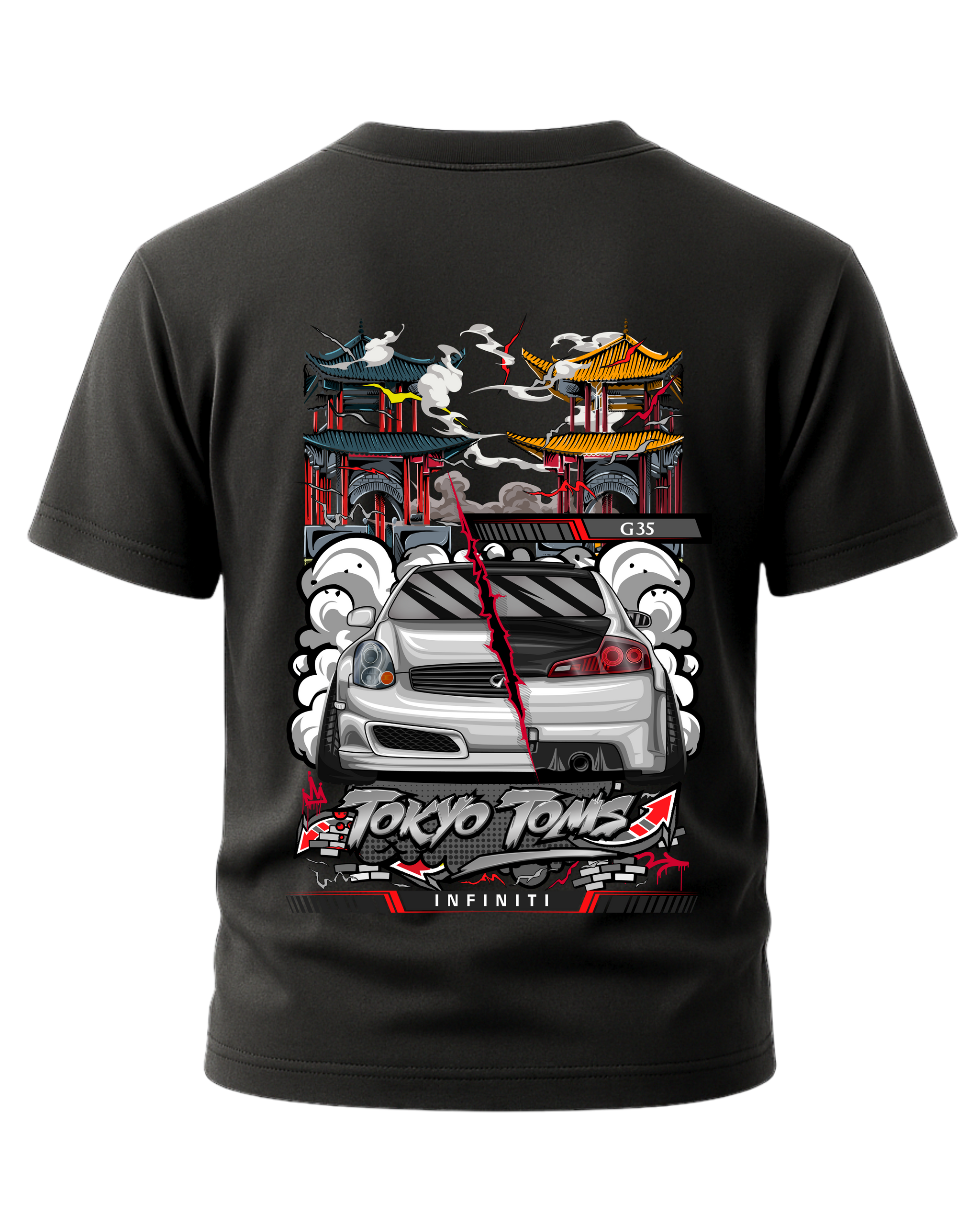 NISSAN インフィニティ G35 チョロQ Infiniti G35 Dual View Series T-Shirt