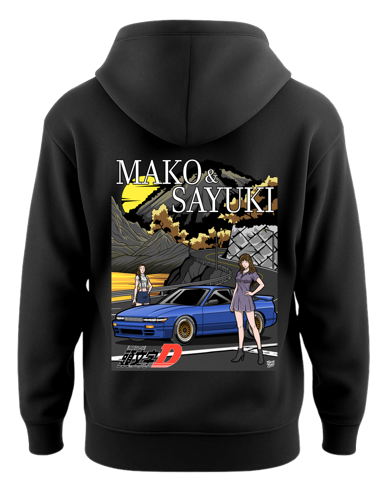 Initial D - Mako and Sayuki Edition SilEighty Hoodie Initial D - Mako and Sayuki Edition SilEighty Hoodie