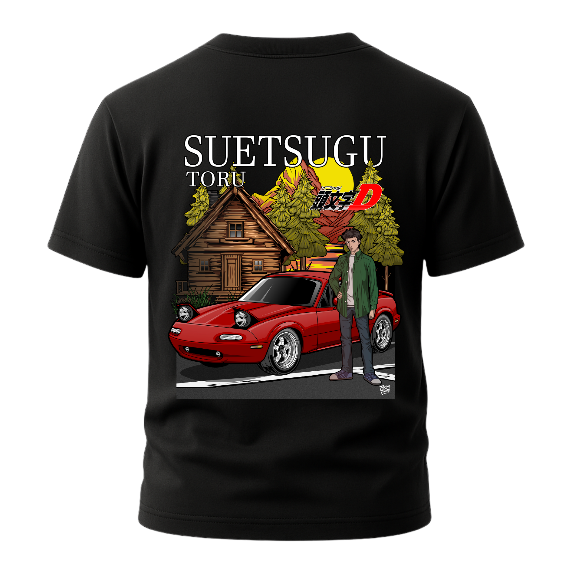 Initial D - Suetsugu Toru Edition Miata T-Shirt Initial D - Suetsugu Toru Edition Miata T-Shirt
