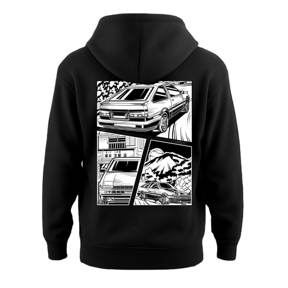 Initial D Comic AE86 Akina Mountain â  Hoodie