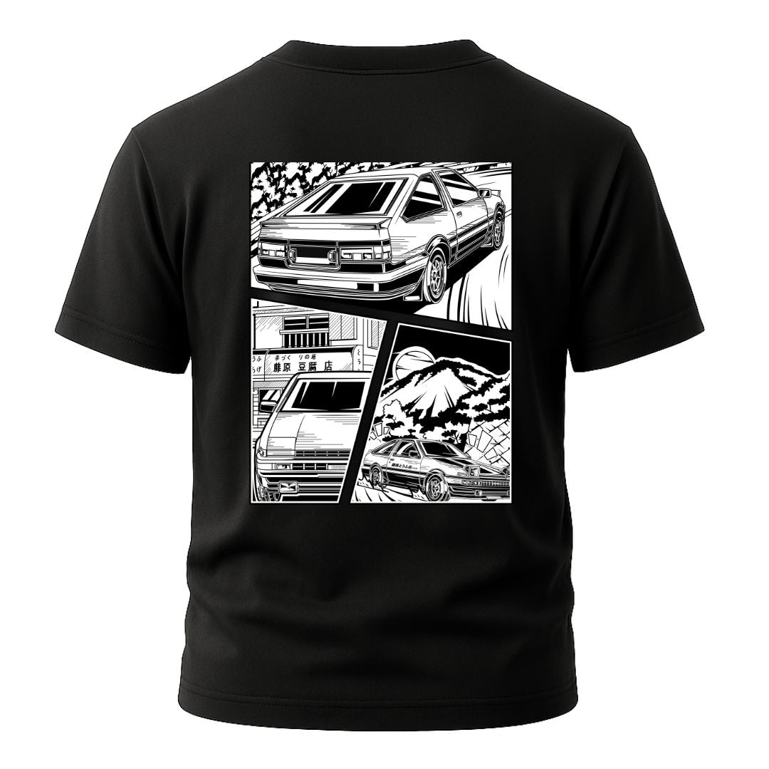Initial D 30th Anniversary AE86 Fujiwara Tofu Shop T-Shirt