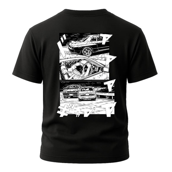 Initial D Comic Downhill AE86 vs R32 T-Shirt