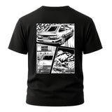 Initial D Comic AE86 Akina Mountain T-Shirt