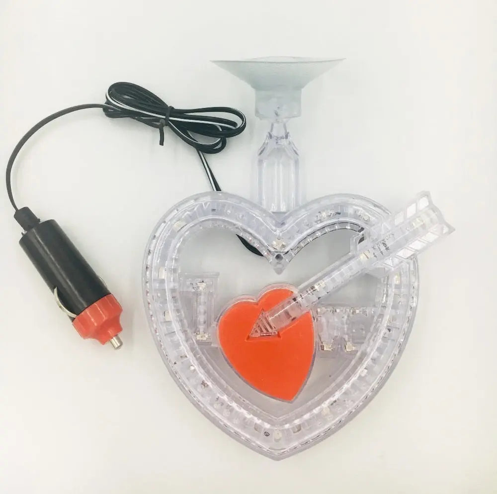 JDM LED Strobe Love Heart (Rainbow LED) - Tokyo Tom's