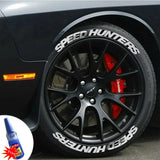 JDM Speed Hunter Style Tyre Letter Stickers Set