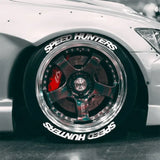 JDM Speed Hunter Style Tyre Letter Stickers Set