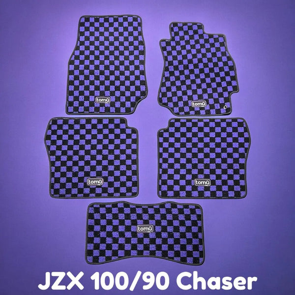 TOYOTA JZX100 / JZX90 CHASER CHECKER FLOOR MATS - Tokyo Tom's