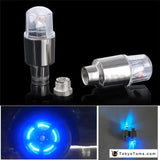 LED Wheel Tyre Valve Stem Cap Light 8pcs