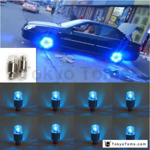 LED Wheel Tyre Valve Stem Cap Light 8pcs